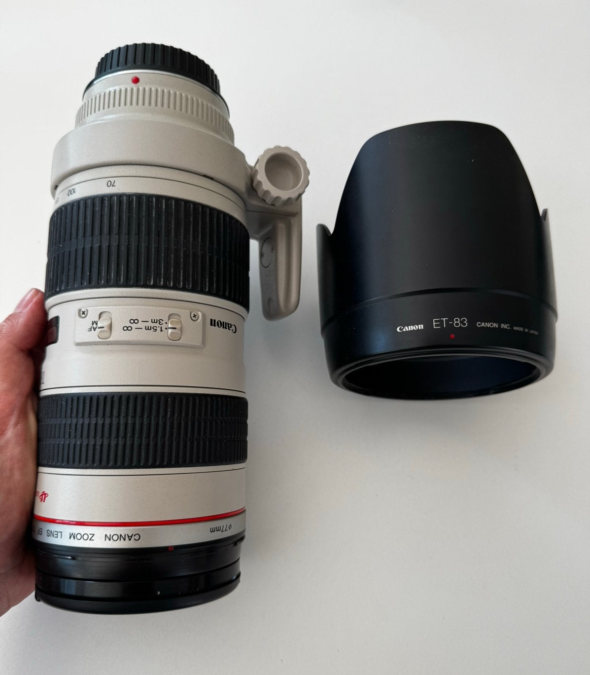Canon EF 70-200mm f/2.8L USM | Compleet, Ophalen, Canon, Autofocus, Zo goed als nieuw