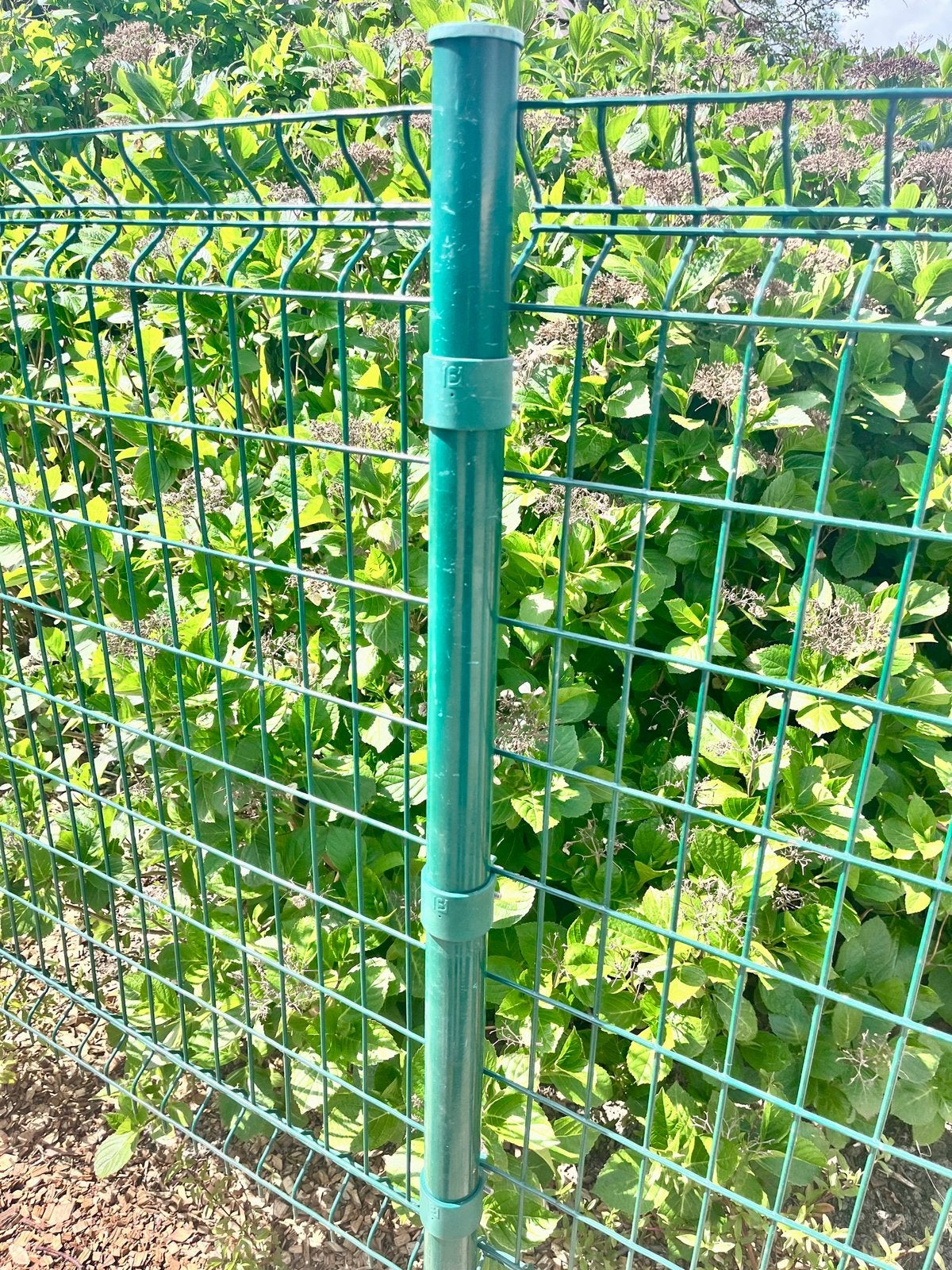 Clôture - Panneaux grillagés 3D Betafence – 51,5m – verts, Enlèvement ou Envoi, Comme neuf, Fer, Clôture en treillis métallique simple