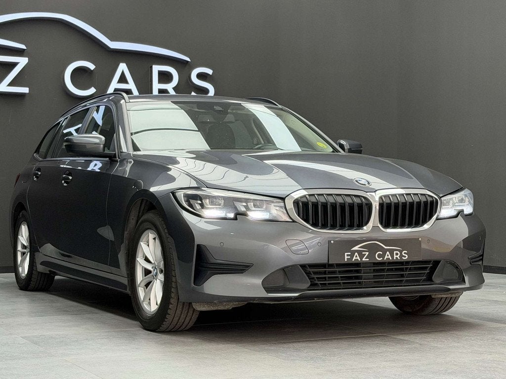 BMW 3 Serie 318 D TOURING * 1ER PROP + GPS + GARANTIE *, Autos, BMW, 100 kW, Argent ou Gris, Achat, Euro 6