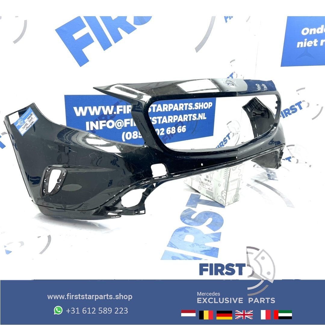 W156 GLA Voorbumper 2013-2019 zwart wit grijs origineel Merc, Auto-onderdelen, Gebruikt, -, Voor, Ophalen of Verzenden