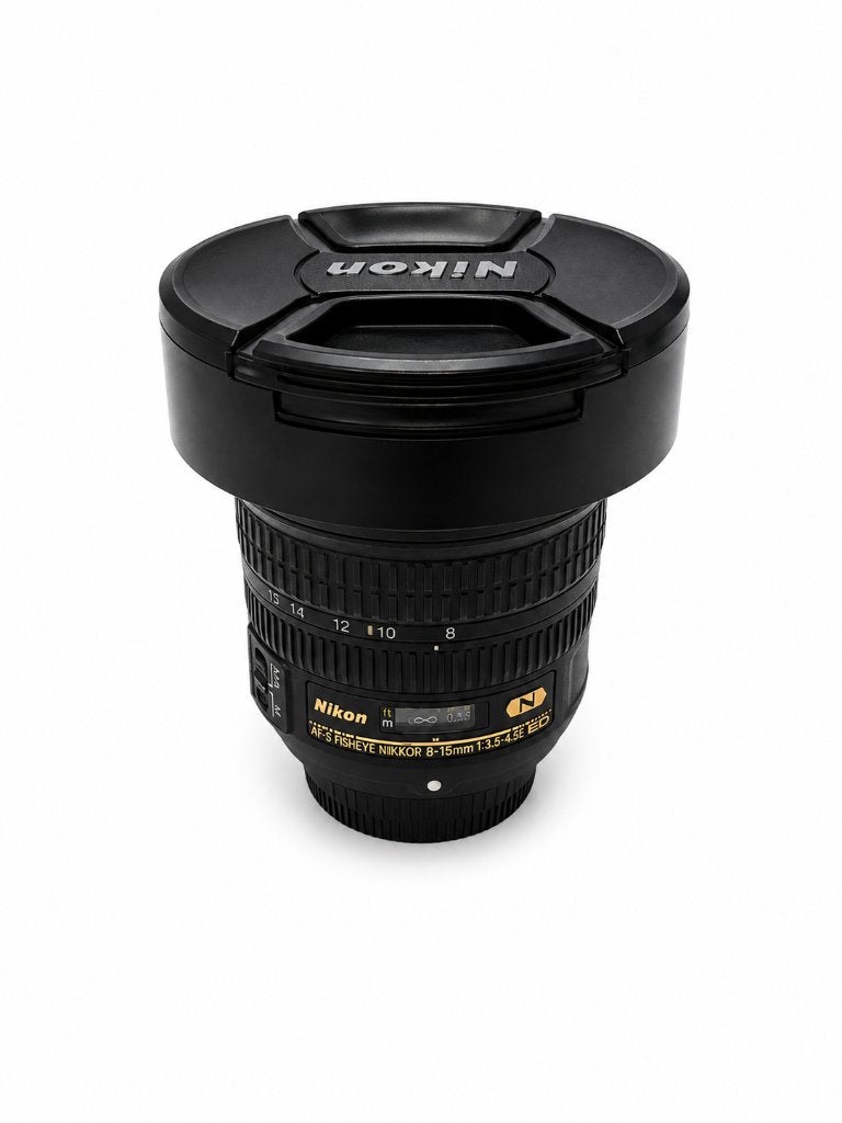 Nikon lens 8-15 fish eye, Ophalen, Zo goed als nieuw, Nikon F-mount, Fisheye-lens