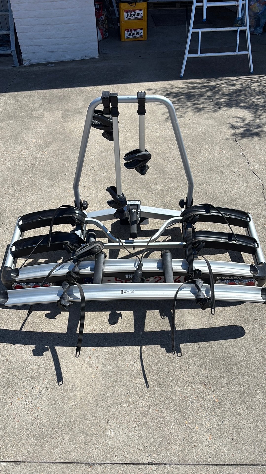 Porte-vélos Thule pour 4 vélos, Autos : Divers, Porte-vélos, Neuf, Support d'attelage, 3 vélos ou plus, Pneus larges, Vélo électrique