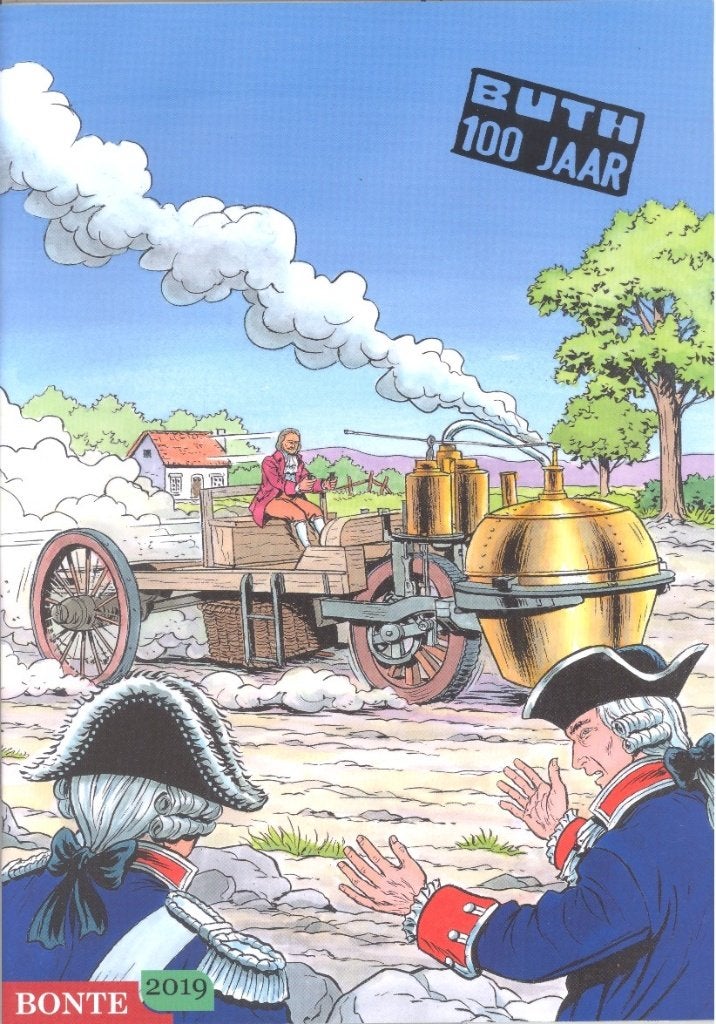 Buth 100 jaar - promofolder 2019., Boeken, Eén stripboek, Ophalen of Verzenden, Zo goed als nieuw, Buth