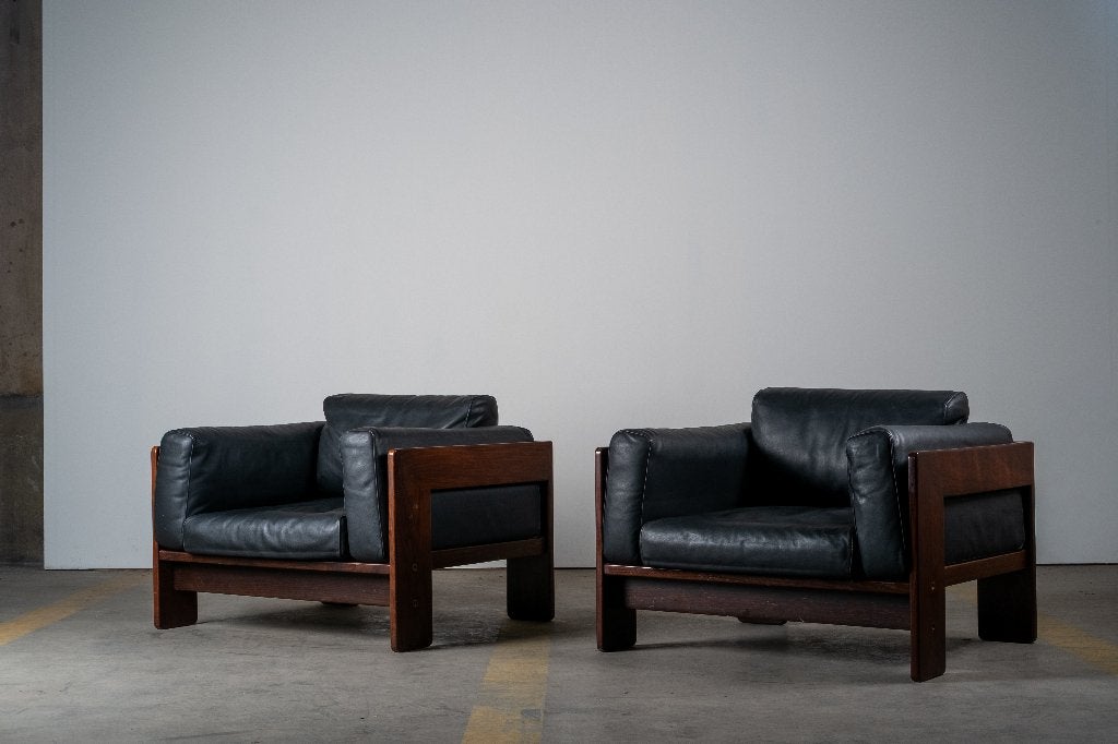 Tobia Scarpa - Knoll 'Bastiano' easy chairs (2), 75 à 100 cm, Enlèvement ou Envoi, Design, Utilisé