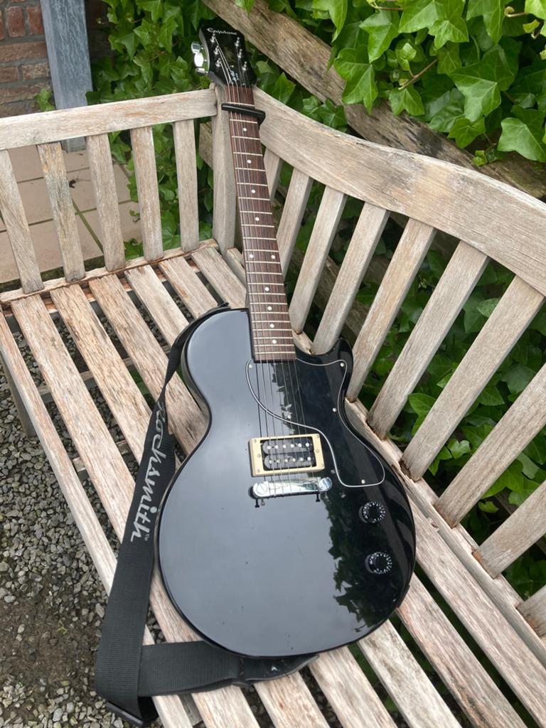 Epiphone Les Paul junior elektrische gitaar., Muziek en Instrumenten, Snaarinstrumenten | Gitaren | Elektrisch, Ophalen, Gebruikt