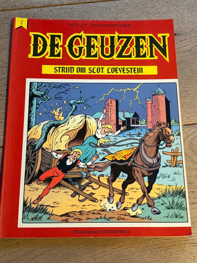 De Geuzen - 7 - Strijd om Slot Loevestein, Eén stripboek, Ophalen of Verzenden, Gelezen, Willy Vandersteen