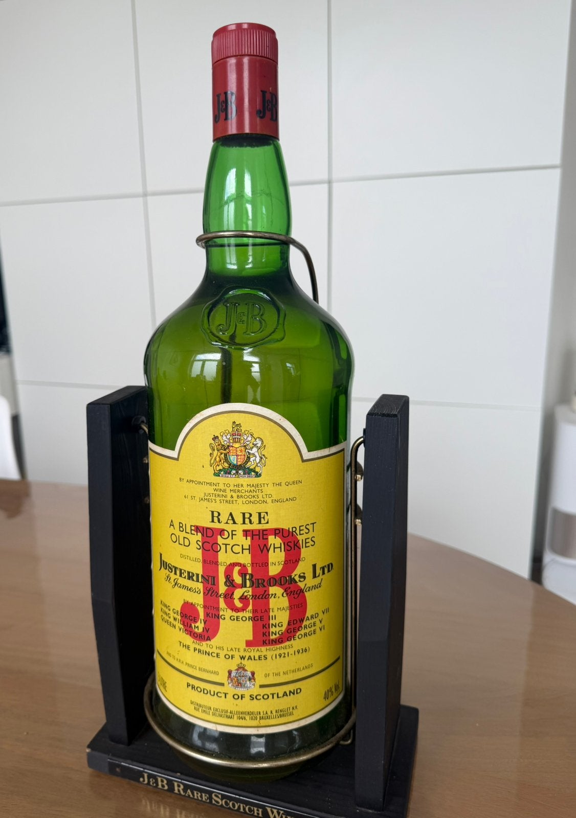 Ancienne bouteille j&b rare, Enlèvement, Comme neuf