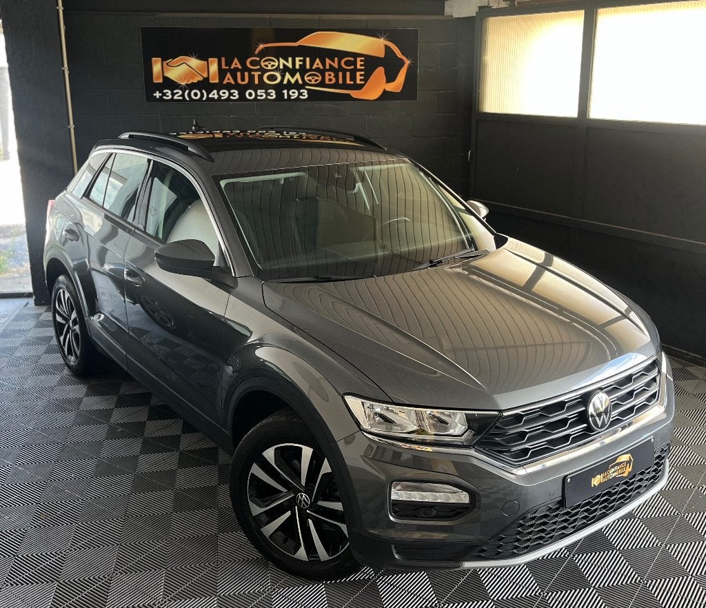 Volkswagen T-Roc 1.0TSI 1er Propriétaire Garantie 12 Mois, Argent ou Gris, Achat, Euro 6, https://public.car-pass.be/vhr/86b26305-be40-4bb8-a596-0e54f504cb98