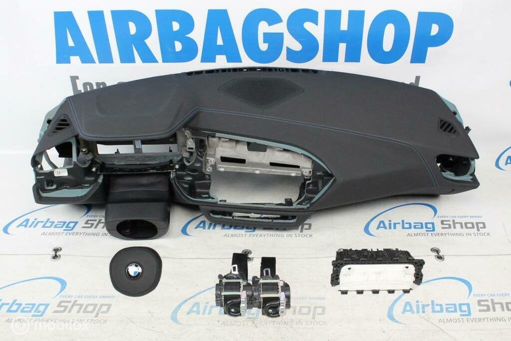 Airbag set Tableau de bord M speaker couture bleu BMW Z4 G29, Enlèvement ou Envoi, Utilisé