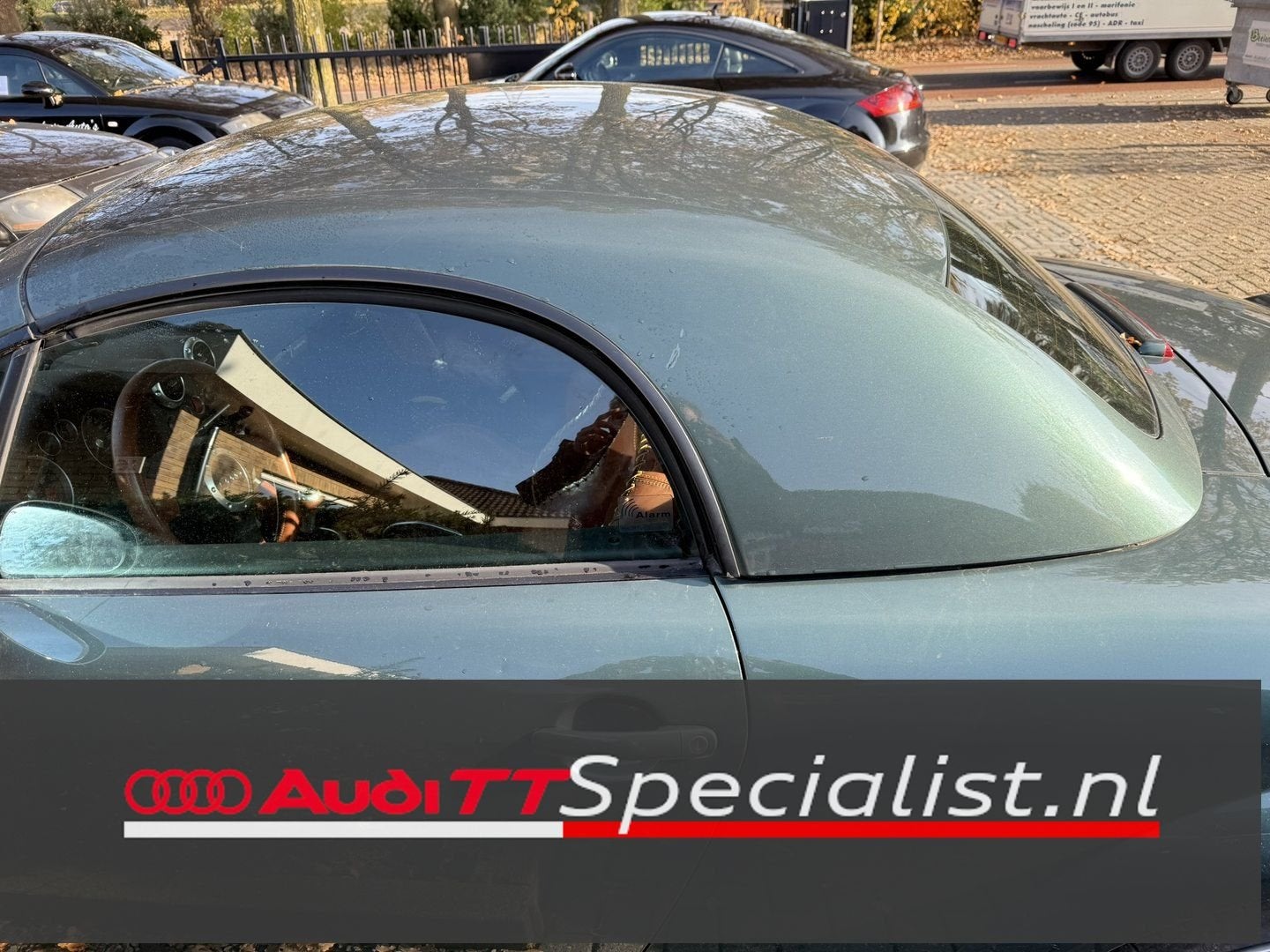 Originele hardtop groen LZ6W Audi TT MK1 8N, -, -, Origine de la pièce connue, Haillon arrière