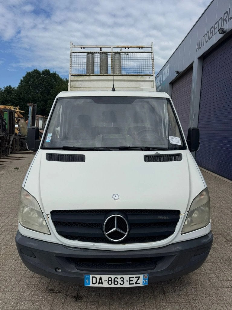 Mercedes-Benz Sprinter 515 *KIPPER-BENNE-TIPPER* (bj 2008), Auto's, Achterwielaandrijving, Gebruikt, Wit, Mercedes-Benz