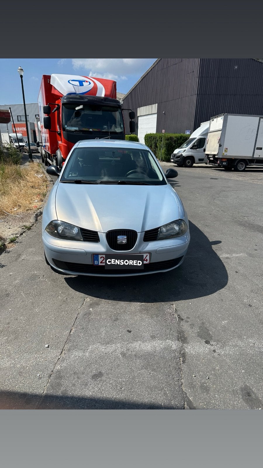 Seat ibiza, 4 deurs, Stof, Zwart, Blauw