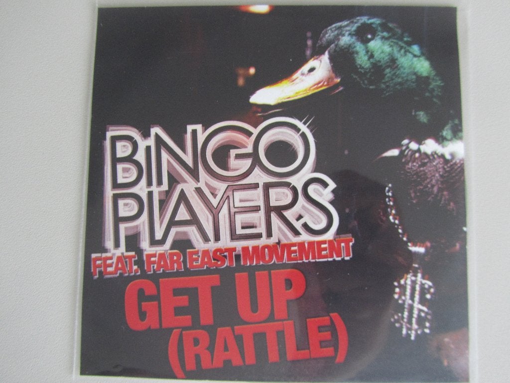 PROMO CD-SINGLE BINGO PLAYERS "GET UP (RATTLE" (5 tracks), CD & DVD, CD Singles, Enlèvement ou Envoi, Utilisé, Dance et House
