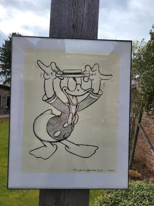 Affiche Disney élégante - Donald Duck « Mr. Duck Steps Out », Collections, Disney, Donald Duck, Enlèvement