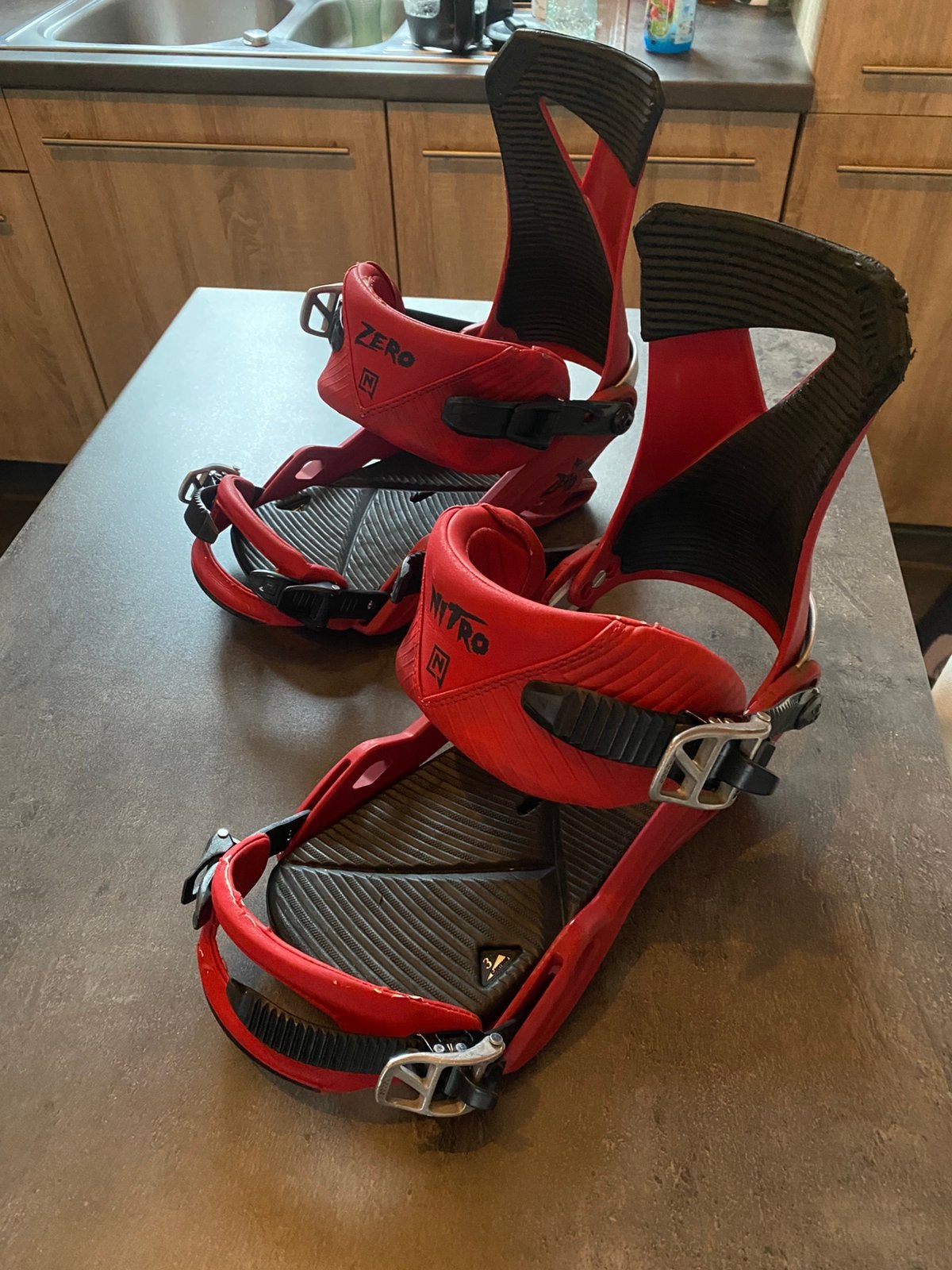 Nitro Zero-houder, Sport en Fitness, Snowboarden, Ophalen, Gebruikt, Bindingen