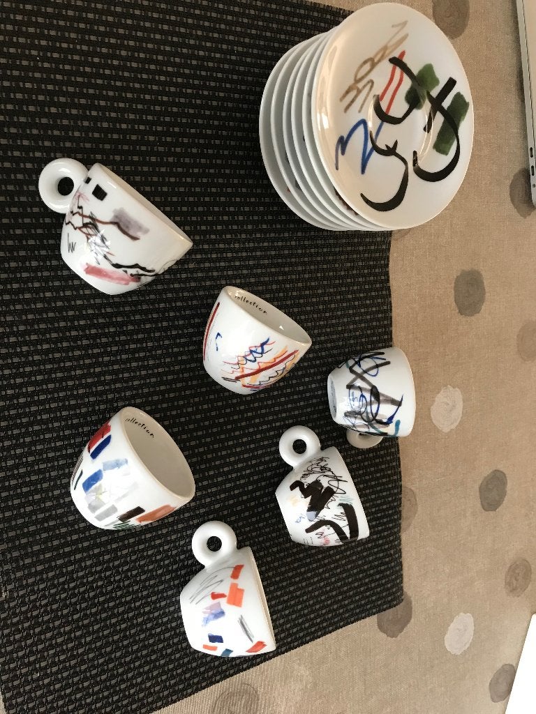 Illy Art Collection 2004 Padraig Timoney Espressokopjes, Enlèvement, Neuf, Autres matériaux, Tasse et/ou soucoupe
