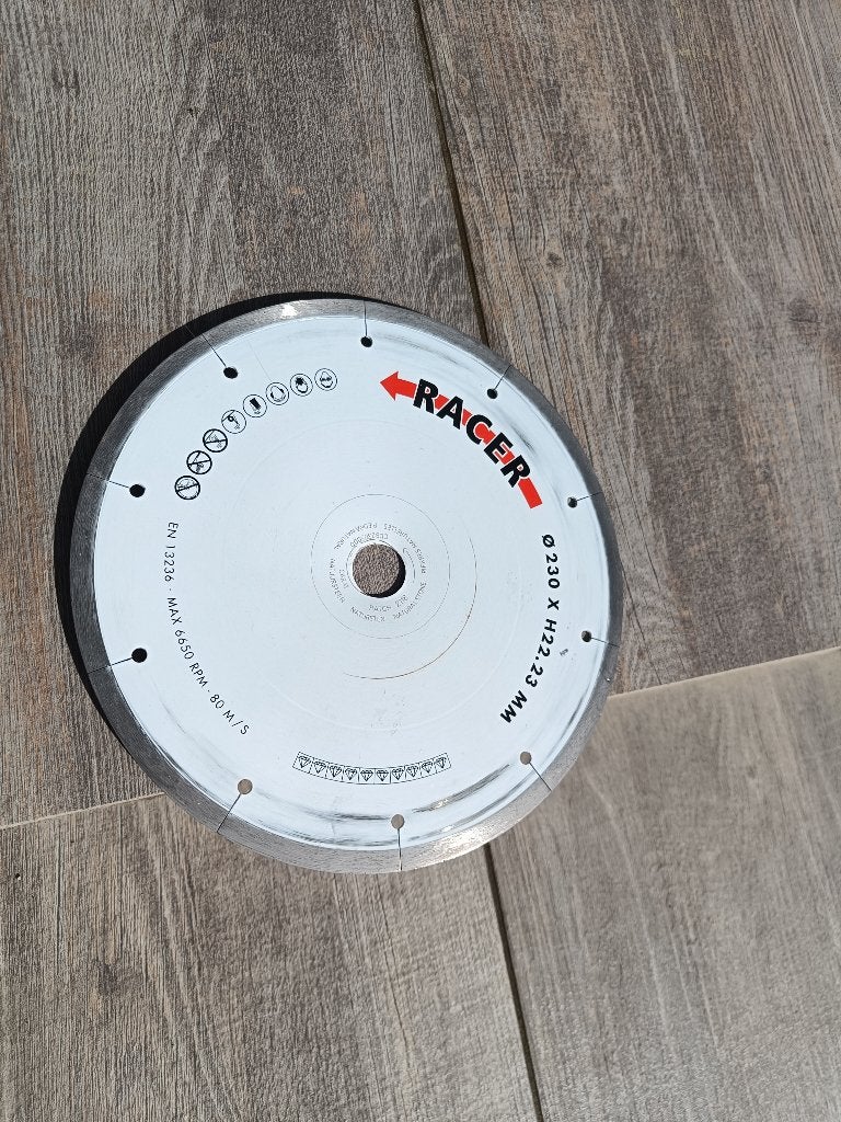 Zaagblad racer, Ophalen, Zo goed als nieuw
