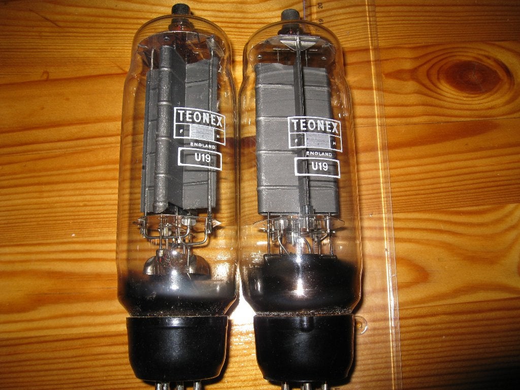 high voltage gelijkrichterbuizen U19 TEONEX, TV, Hi-fi & Vidéo, Amplificateur à lampes, Enlèvement, Tube ou Tubes