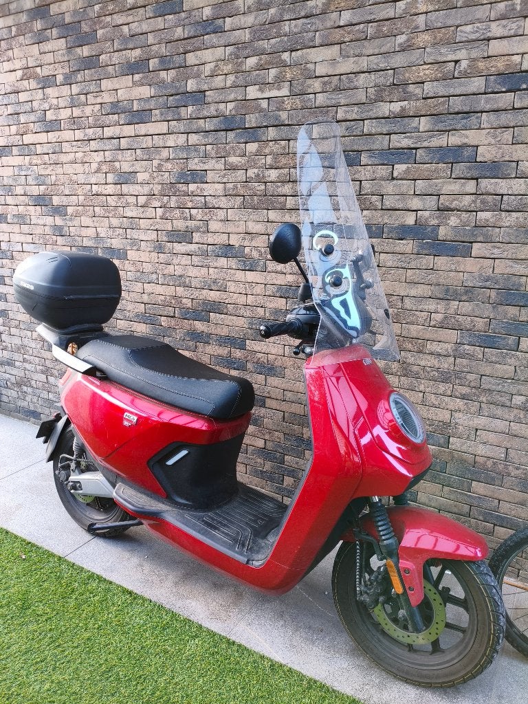 Niu MQI GT sport 45km/u, extra batterij, topkoffer e.a., Ophalen, Gebruikt, Elektrisch, Klasse B (45 km/u)