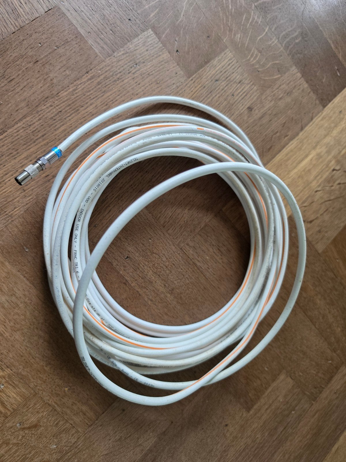12.7m coax, Ophalen
