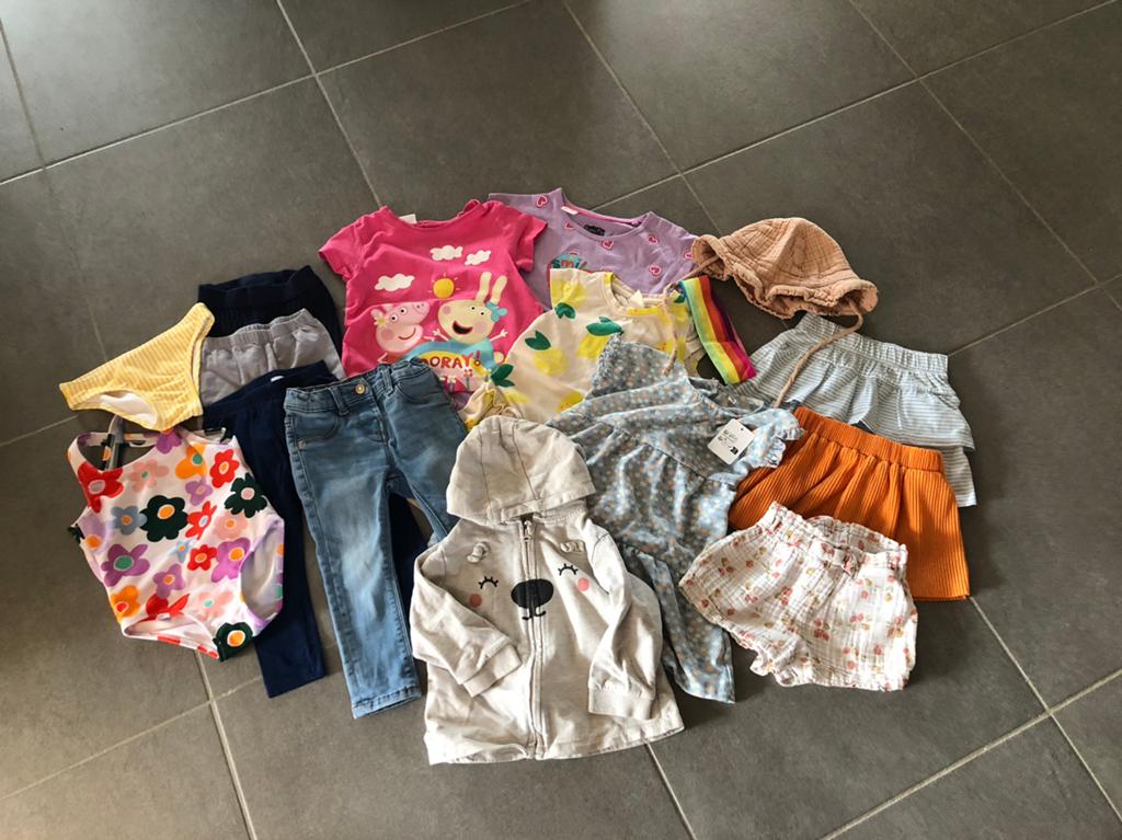 Pakketje, maat 86  (15 stuks), Kinderen en Baby's, Babykleding | Maat 86, Ophalen of Verzenden, Zo goed als nieuw, Meisje