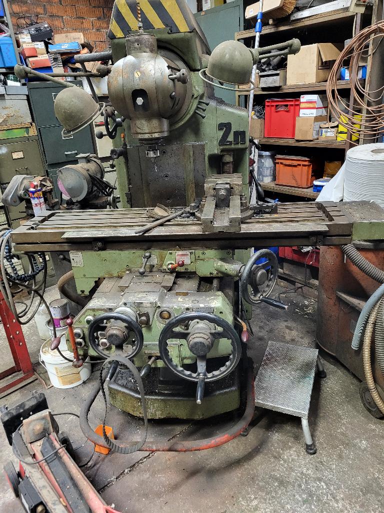 freesmachine Gambin N2, Doe-het-zelf en Bouw, Ophalen, Gebruikt, Freesbank, 1000 mm of meer