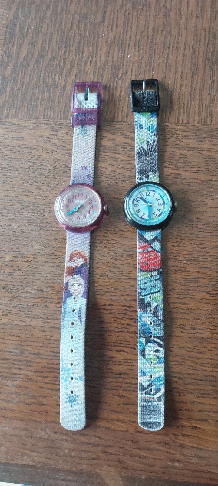 montres Flik flak reine des neiges et Car's, Enlèvement, Utilisé, Garçon ou Fille