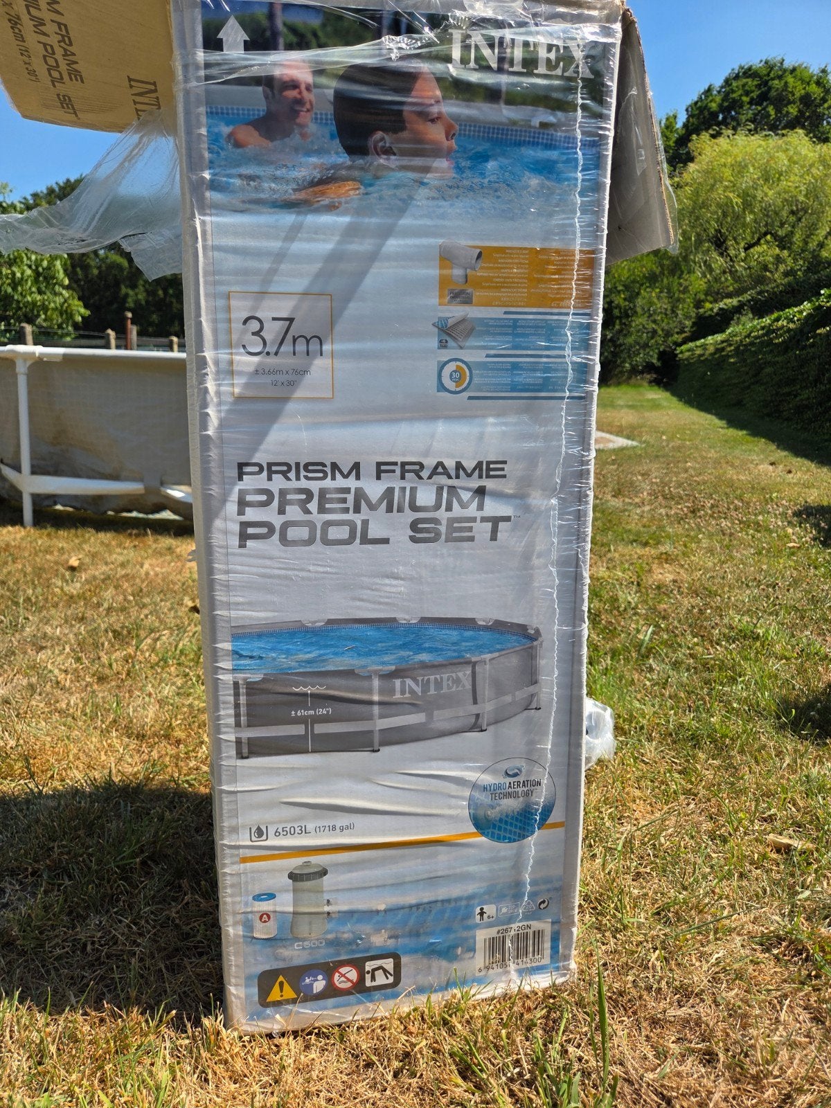 Intex zwembad 366x76 cm. Nieuwe buizen, slangen + filterpomp, Ophalen