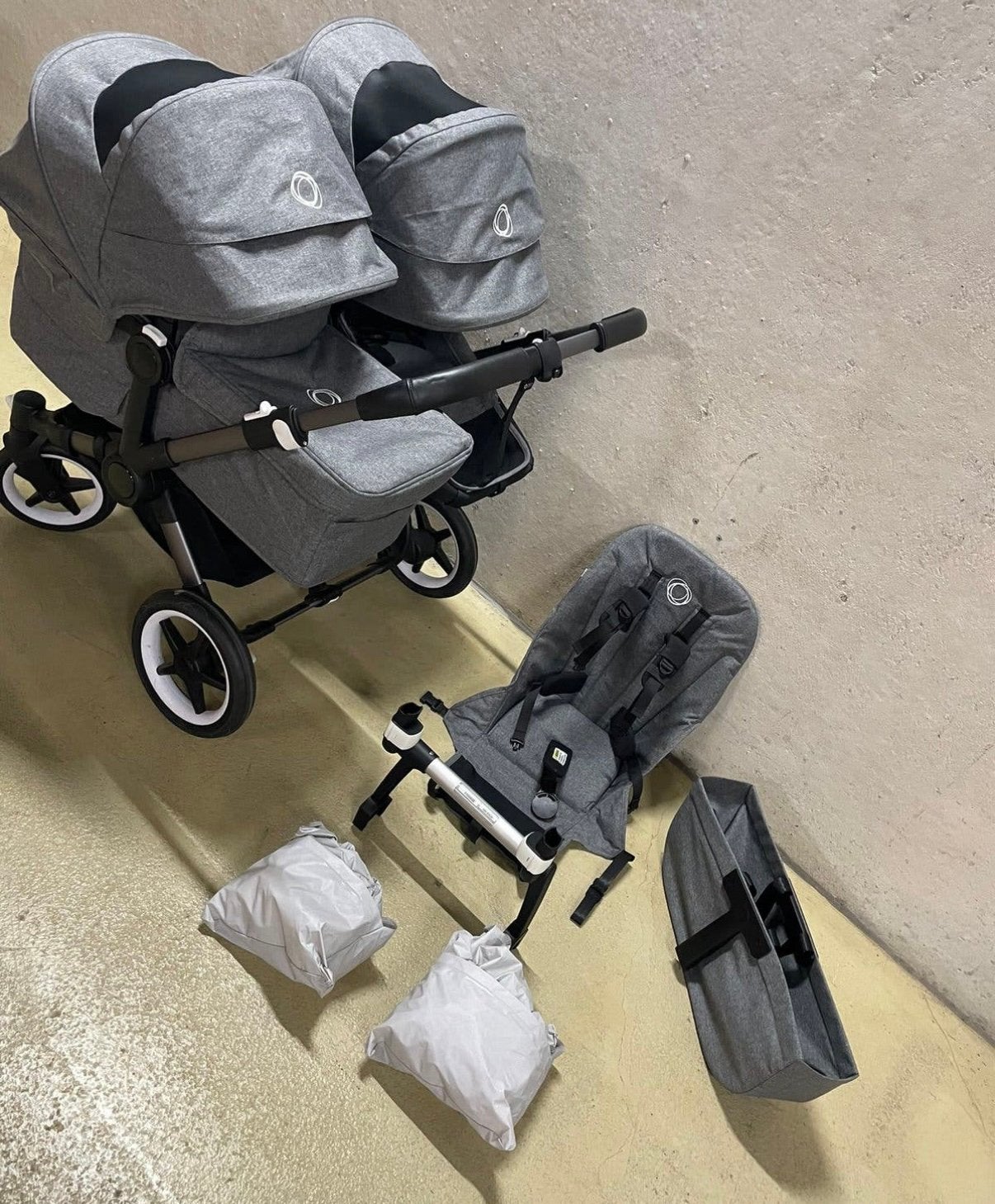 Bugaboo donkey 3 duo graphite grey, Kinderen en Baby's, Ophalen, Zo goed als nieuw, Bugaboo