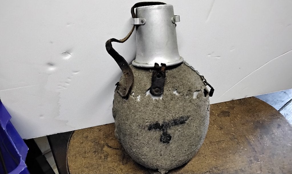 DUITSE FLES UIT DE TWEEDE WERELDOORLOG, Ophalen of Verzenden, Overige soorten, Overige typen