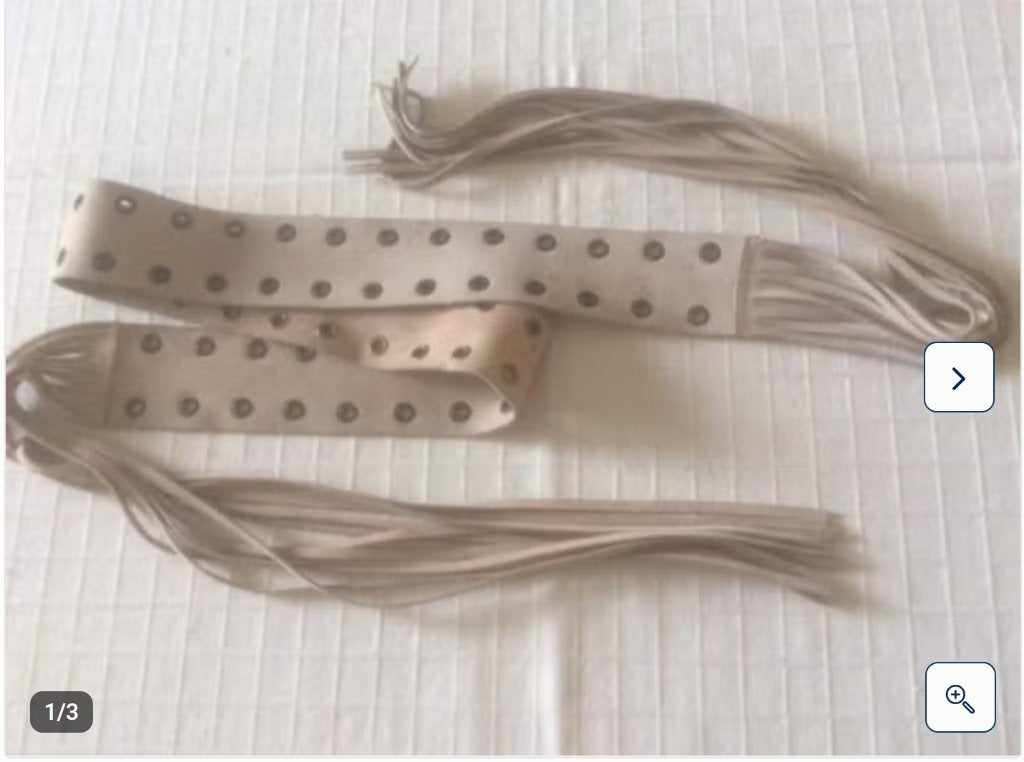Riem vintage, Kleding | Dames, Ophalen of Verzenden, Zo goed als nieuw, Bruin, 80 tot 90 cm