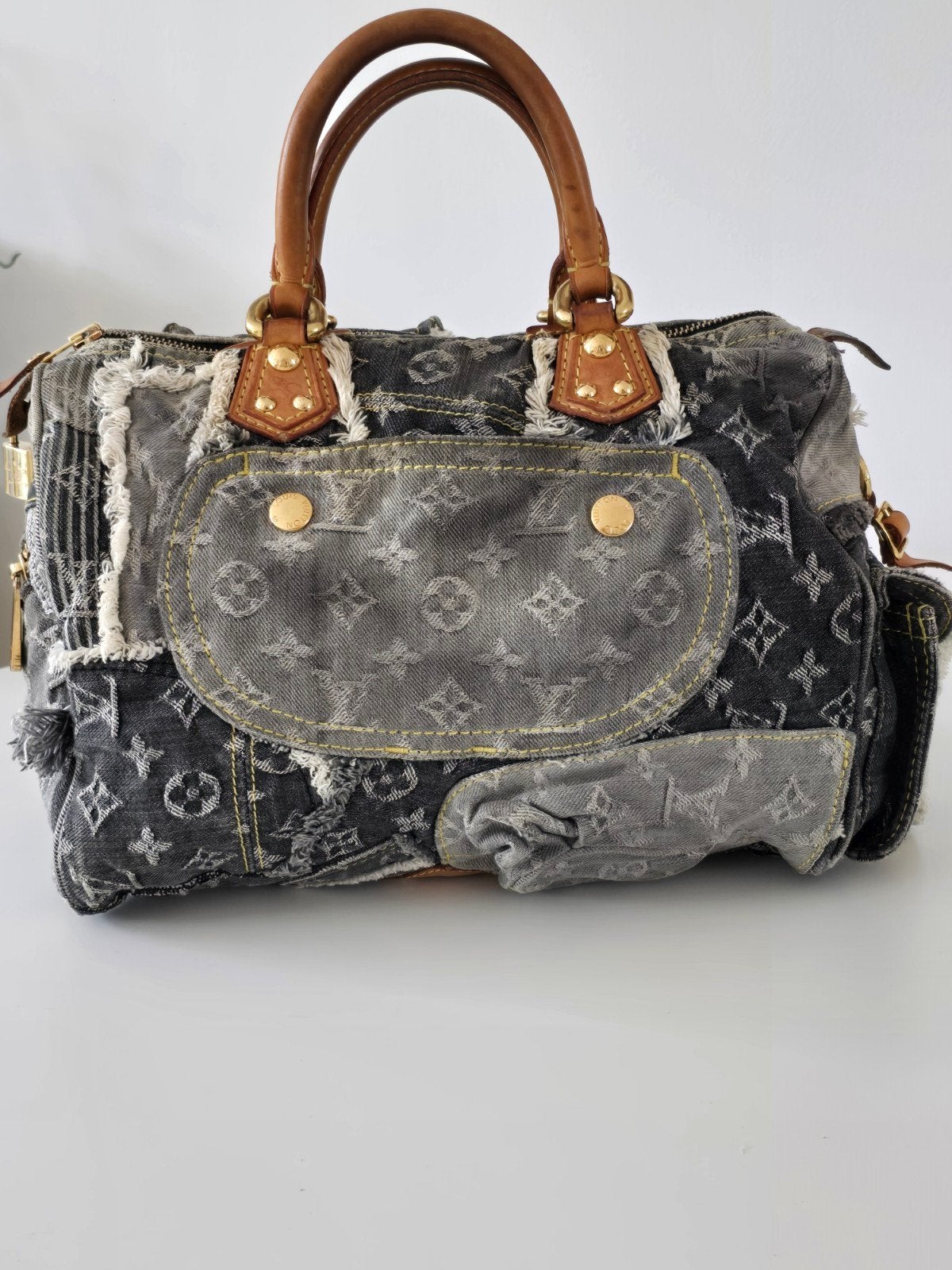 Louis Vuitton Speedy 30 lappendeken, Handtassen en Accessoires, Tassen | Damestassen, Ophalen of Verzenden, Zwart, Handtas