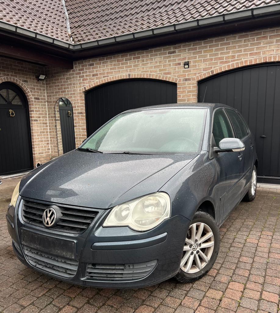 Volkswagen Polo Polo 1.2i/2008/Airco/Euro4/ctok/0490522462, Autos, Achat, Boîte manuelle, Entretenue par le concessionnaire, Noir