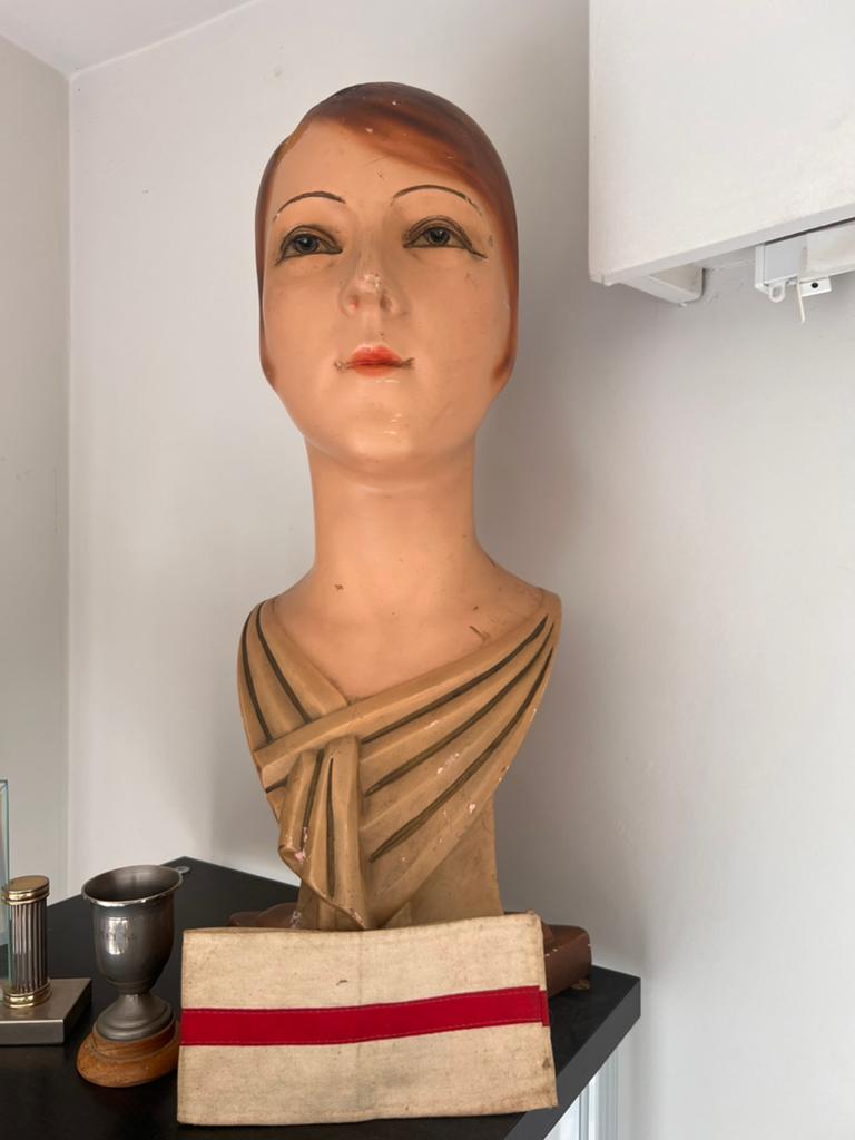 1920s art deco buste, Antiek en Kunst, Ophalen of Verzenden, Art deco, Buste