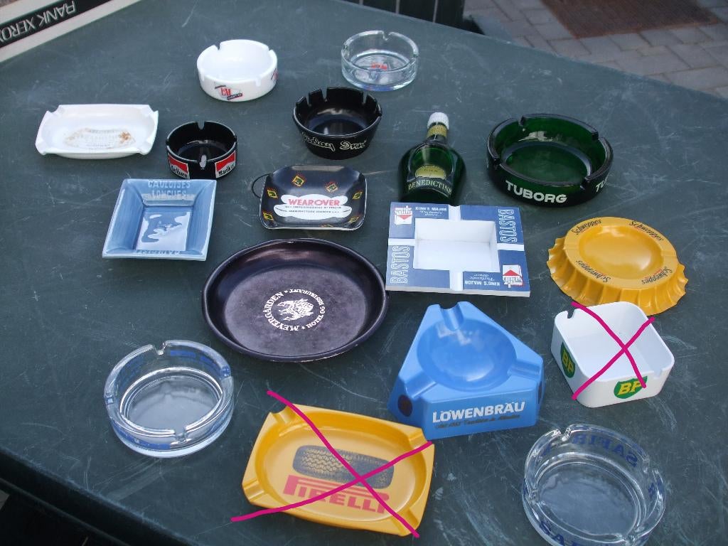 Collection cendriers publicitaires, Ophalen of Verzenden