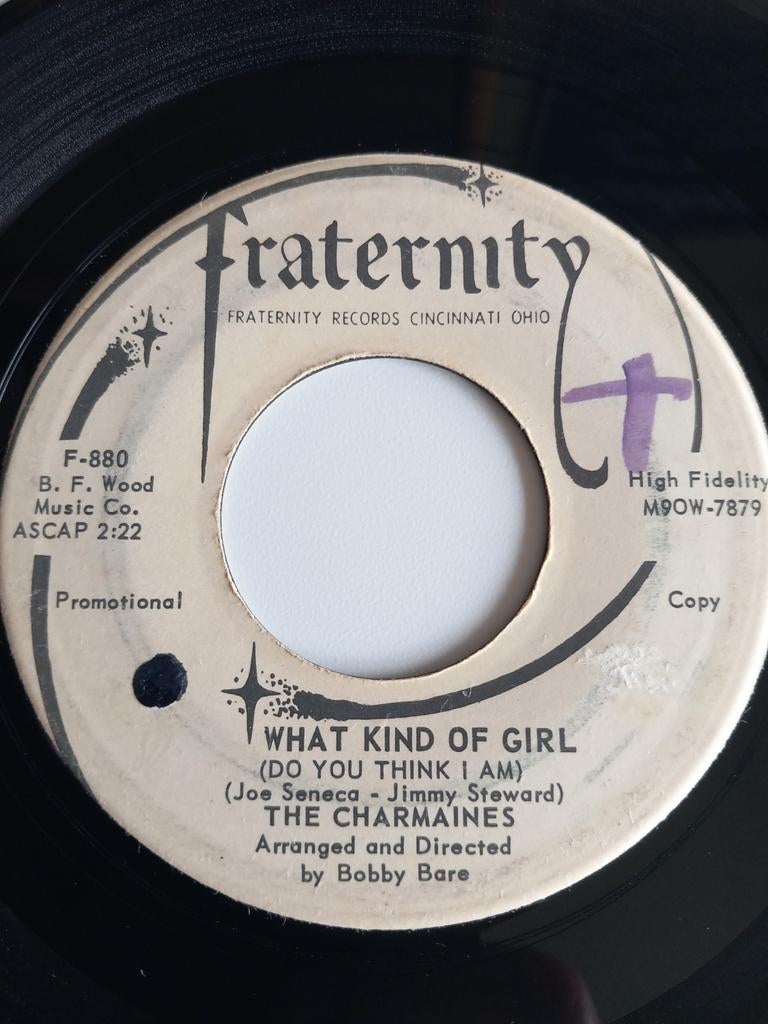 THE CHARMAINES. WHAT KIND OF GIRL. OLDIES 60s USA 45T, Enlèvement ou Envoi
