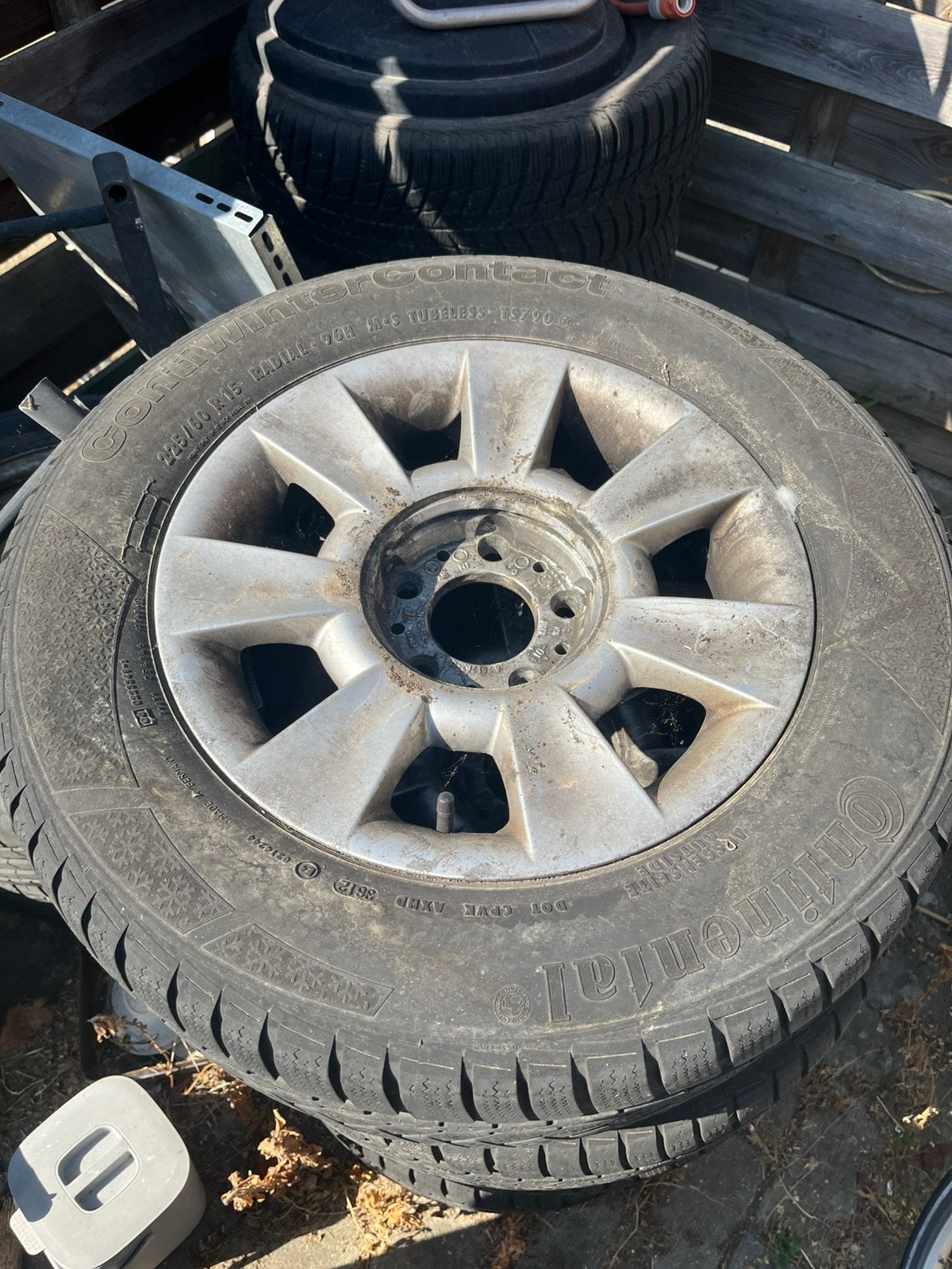 Set winter banden BMW, Ophalen, Zo goed als nieuw