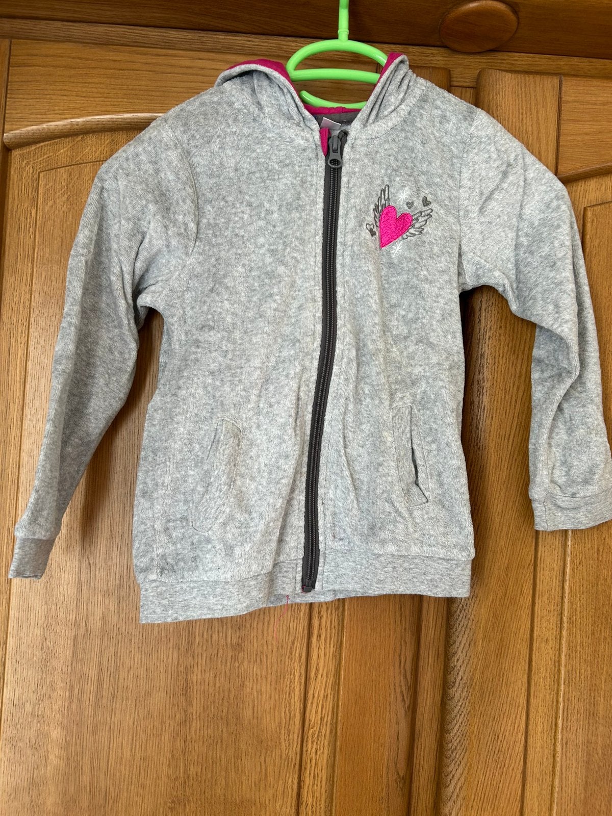 Meisjes pull met rits en kap, Kinderen en Baby's, Ophalen, Gebruikt, Meisje, Trui of Vest