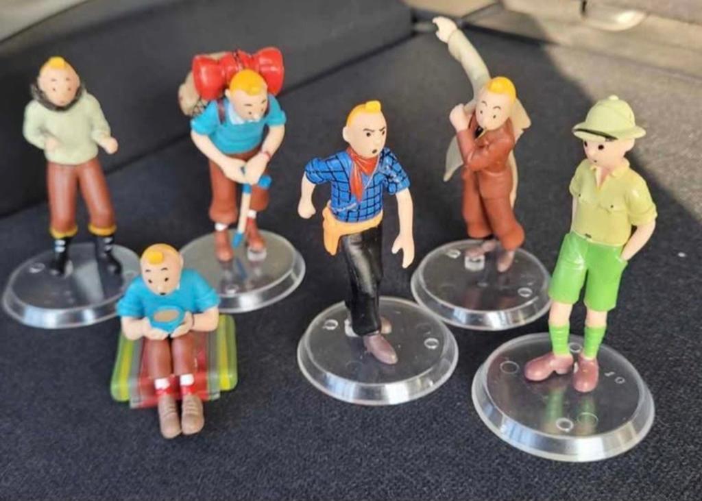 Kuifje 6 verzamelfiguren, Ophalen of Verzenden, Kuifje