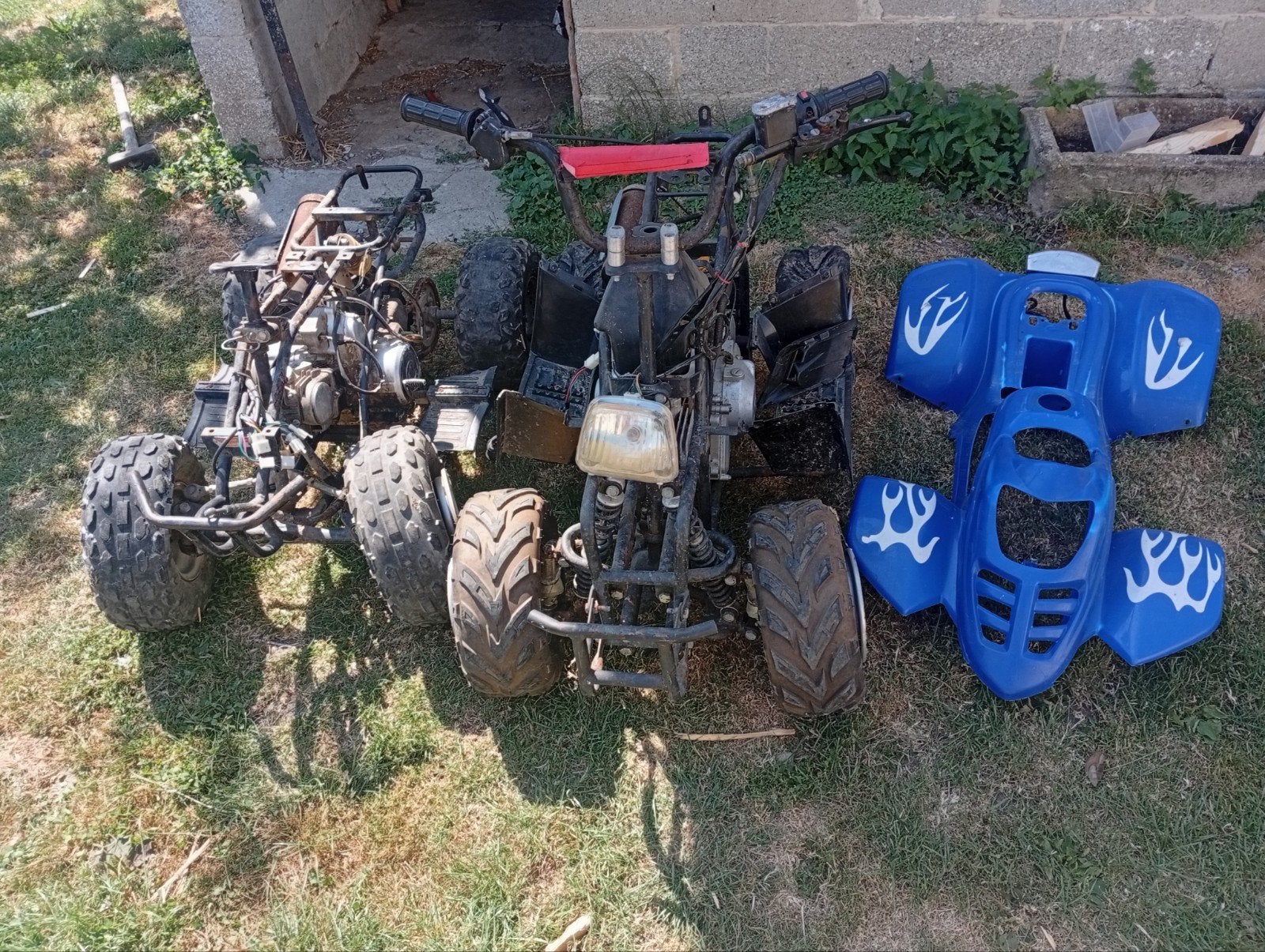 2 Quad 107cc, Enlèvement