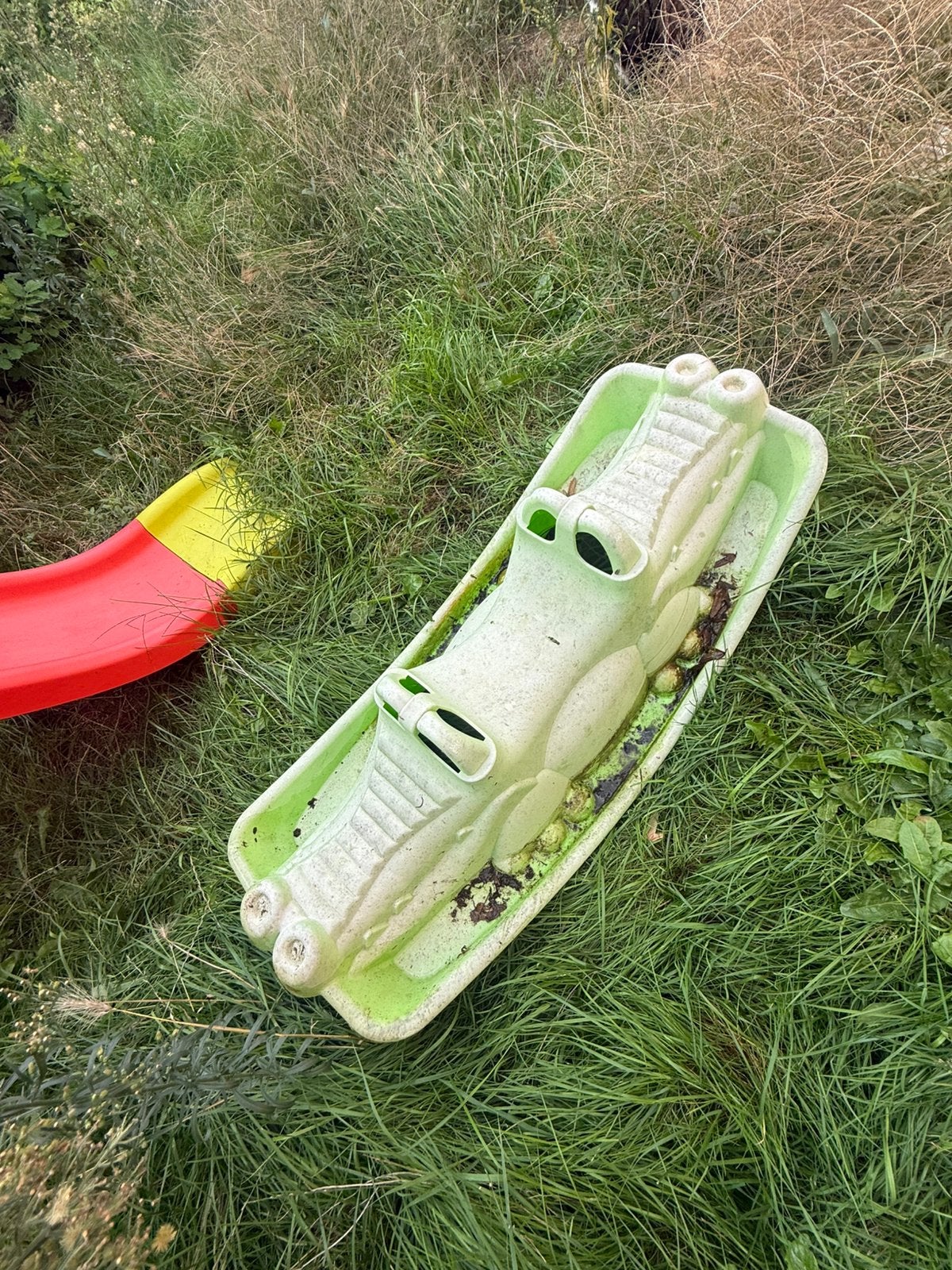 Glijbaan en wipwapje, Ophalen, Zo goed als nieuw