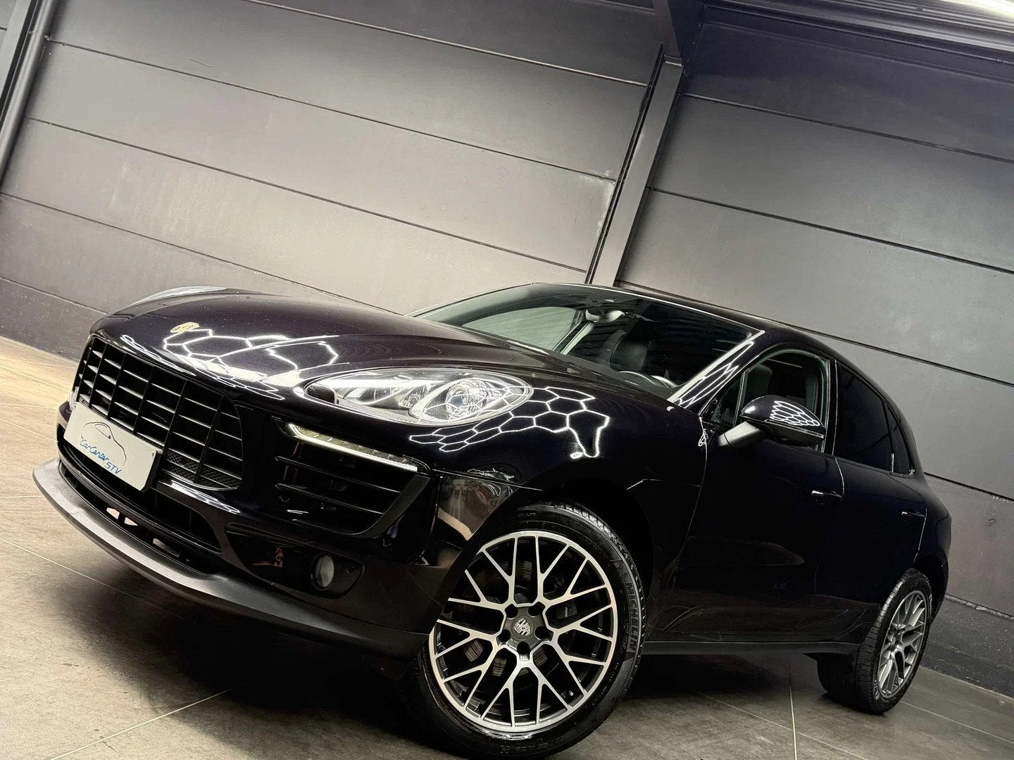Porsche Macan 2.0 TURBO PDK / Pano dak / Memory seats / FULL, Autos, Porsche, Cuir, Euro 6, Entreprise, Noir