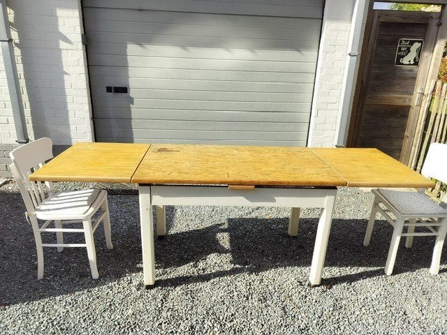 keukentafel (vintage), Ophalen, Overige materialen, Gebruikt, Vintage