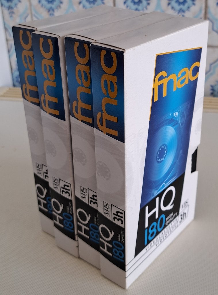Gebruikte videobanden FNAC HQ180, Cd's en Dvd's, Ophalen