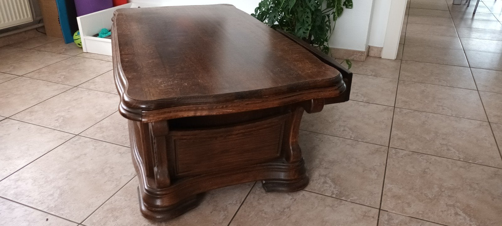 eiken salontafel, Antiek en Kunst, Ophalen