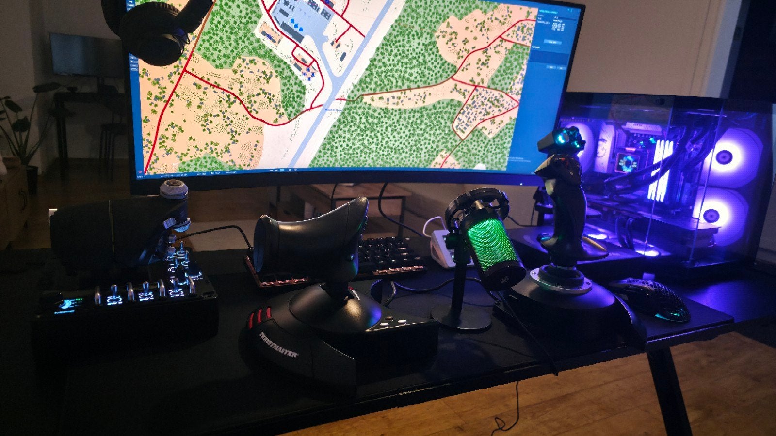 Thrustmaster T.Flight HOTAS X – Joystick + manette des gaz, Games en Spelcomputers, Ophalen, Overige merken, Zo goed als nieuw