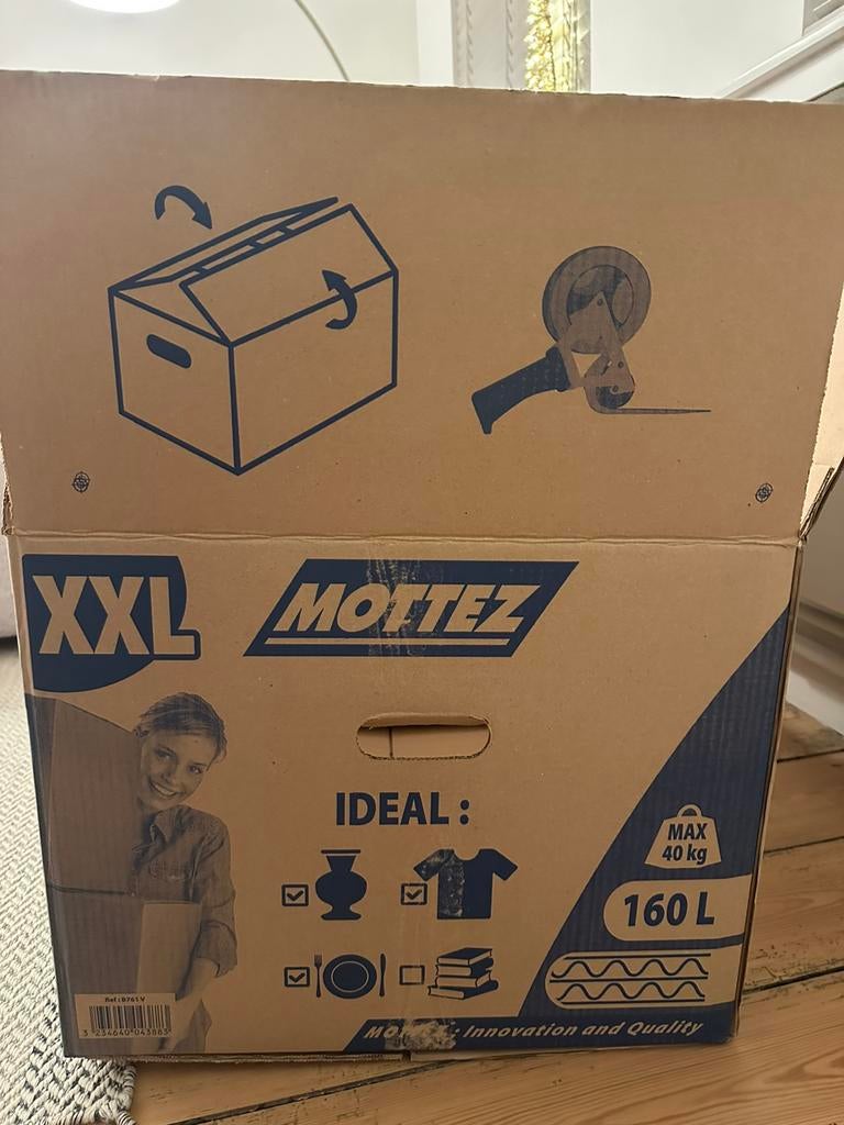 Verhuisdozen XXL, Ophalen, Gebruikt