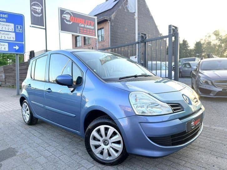 Renault Modus 1.2i 2011 *016000KM* Airco Pdc 1st eigenaar, Voorwielaandrijving, Euro 5, 4 cilinders, Blauw