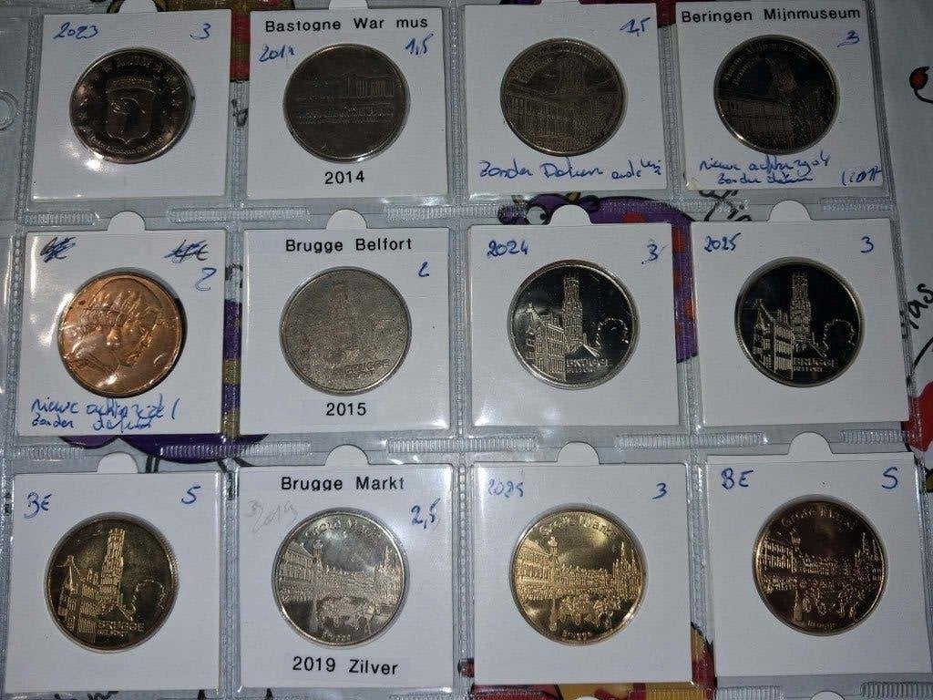 National Tokens belgian Heritage deel 2  (B - L), Enlèvement ou Envoi, Autres matériaux
