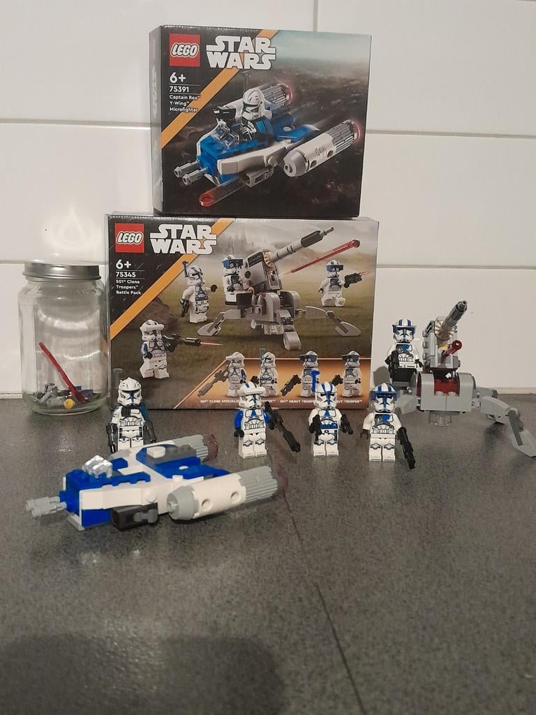 2 lego star wars sets, Star Wars, Lego, Ensemble complet, Comme neuf